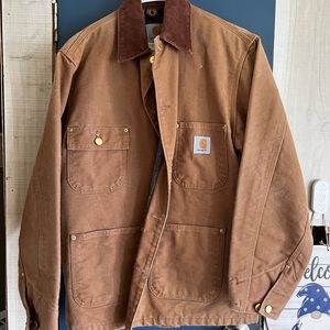 Wool lined Carhartt coat